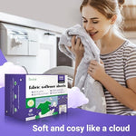 Biodegradable laundry sheets dissolving in washing machine drum