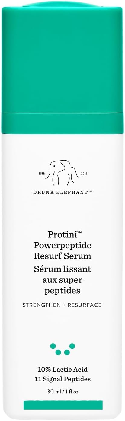 Drunk Elephant Protini Powerpeptide Resurf Serum front view of bottle