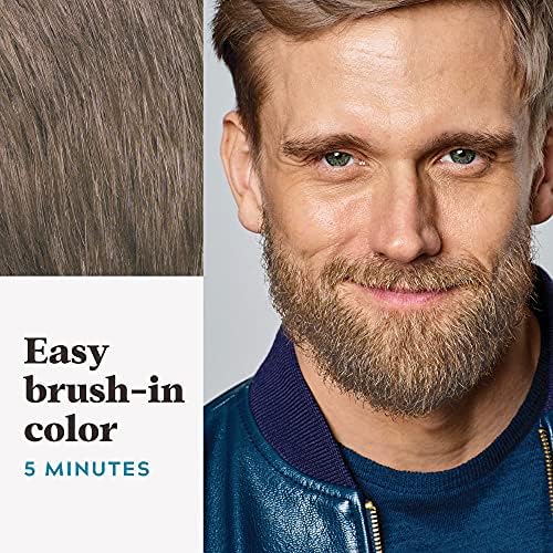 Side panel instructions and ingredient list for Just For Men beard coloring