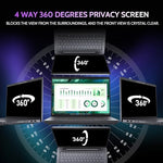 Peslv 4 Way Privacy Filter Showing Viewing Angle Restriction