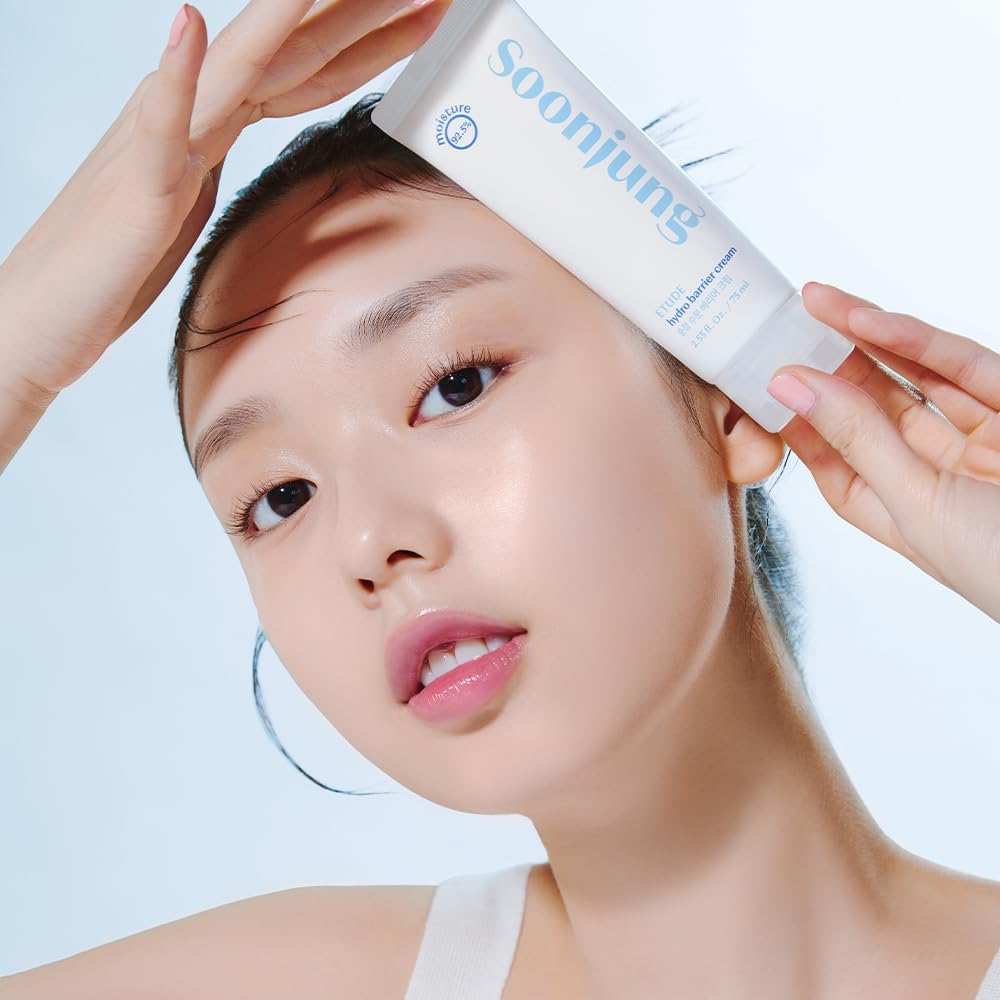 ETUDE SoonJung Hydro Barrier Cream 2.54 fluid ounces hydrating gel formula swatch