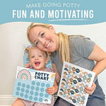 Hadley Designs toilet success sticker sheets with colorful tracking labels for kids.