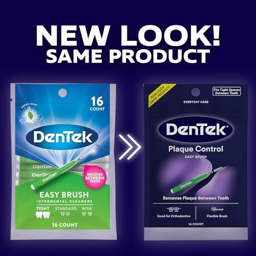 Close up of DenTek interdental brush bristles for tight spaces