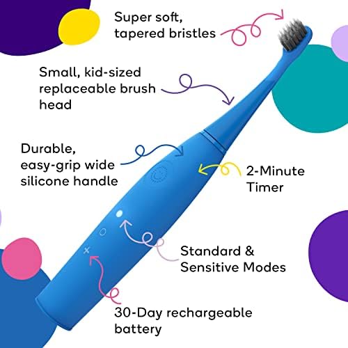Authentic Burst children sonic toothbrush handle and charging base interface