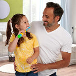 BriteBrush handle showing the parent check light and score indicator for children.