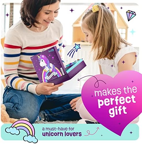 Pretty Me Unicorn Gift Set stamps and dual-color inkpad close up view