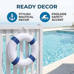 Close up of grab rope on CtopoGo pool safety buoy