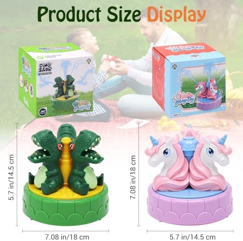 HeySplash three hundred and sixty degree rotating animal themed summer splash toy for active backyard games.