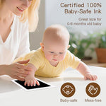 VidwanHome baby inkless handprint kit step by step demonstration cards