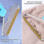 Two piece pet hair cleaner set for home and furniture