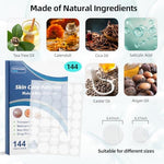 KUNJAYER skin care patches showing deep penetration technology for warts.