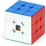 CuberSpeed MoYu MeiLong 3x3 M Magnetic Stickerless Speed Cube front view showcasing vibrant color segments.
