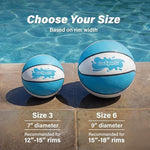 Close up of GoSports water basketball textured grip surface