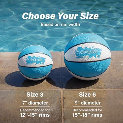 Close up of GoSports water basketball textured grip surface
