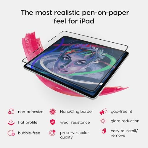 Artist sketching on iPad with Rock Paper Pencil installed