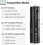 Side profile view of the 6 cell replacement notebook power unit highlighting the secure locking tabs