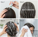 Topical lice treatment lotion consistency demonstration