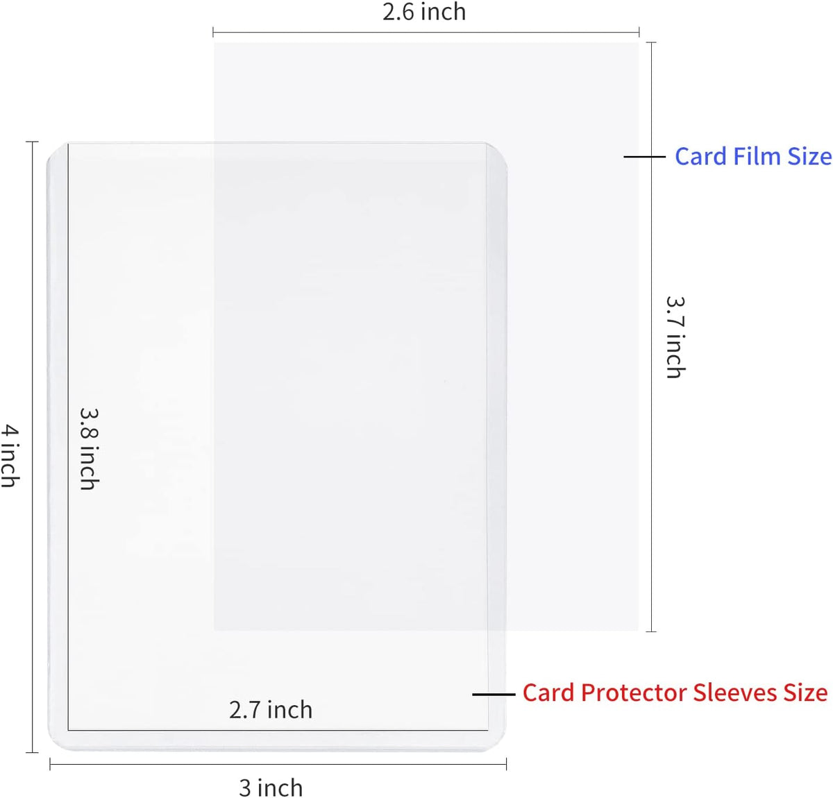 JODSSXI 35pt card protector rigid plastic close up