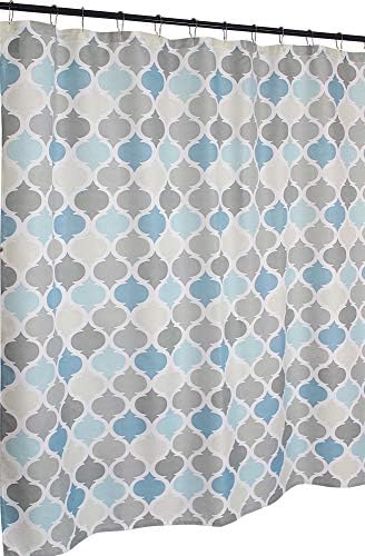 Close up view of the premium slub linen texture on the VCNY Home polyester fabric curtain