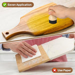 Leontool cutting board applicator showing storage lid functionality