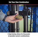 Master Lock Resettable Combination Lock (Solid Brass) - Image 4