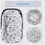 Boryokun liner installed on a standard infant car seat