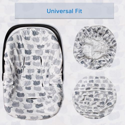 Boryokun liner installed on a standard infant car seat