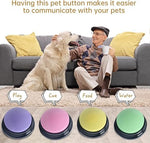 Pet owner using Pelteflu interactive button for dog communication