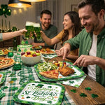 St Patricks Day themed disposable plates for Irish celebrations