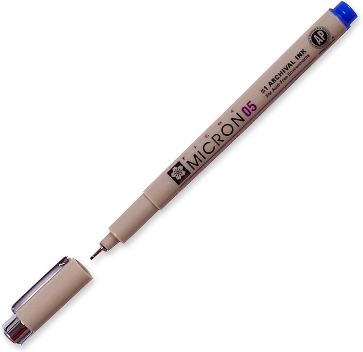 Sakura Pigma Micron colored fineliner pens packaging display