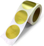 NextDayLabels Gold Seals for Certificates, Round, 2 Inch, Made in The USA - Image 1