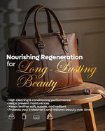 Premium smooth leather cream for designer bag maintenance