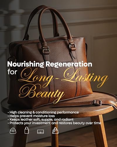 Premium smooth leather cream for designer bag maintenance