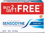 Sensodyne Fresh Gel toothpaste combo front view packaging