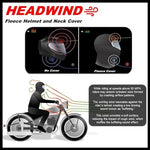 Headwind black stretchy fleece universal fit protective motorcycle gear