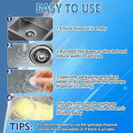 Kitchen sink drain cleaning with Wonshine deodorizer pods
