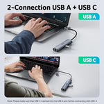 Premium grey Acer USB hub demonstrating heat dissipation capabilities.