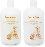 Pure + Good therapeutic flea treatment bottles arranged against a clean background.