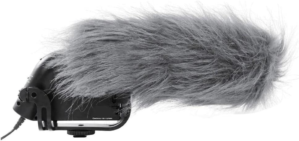 Vidpro XM-40 condenser microphone with foam windscreen