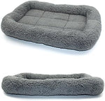 Enjoying Cat Mat Bed 10" x 15" Pet Bed with Pillow Around for Puppy Kitten Curled Sleeping Beds for Carrier/Crate Small Dog Cushion, Anti Skid Bottom, Small - Image 3