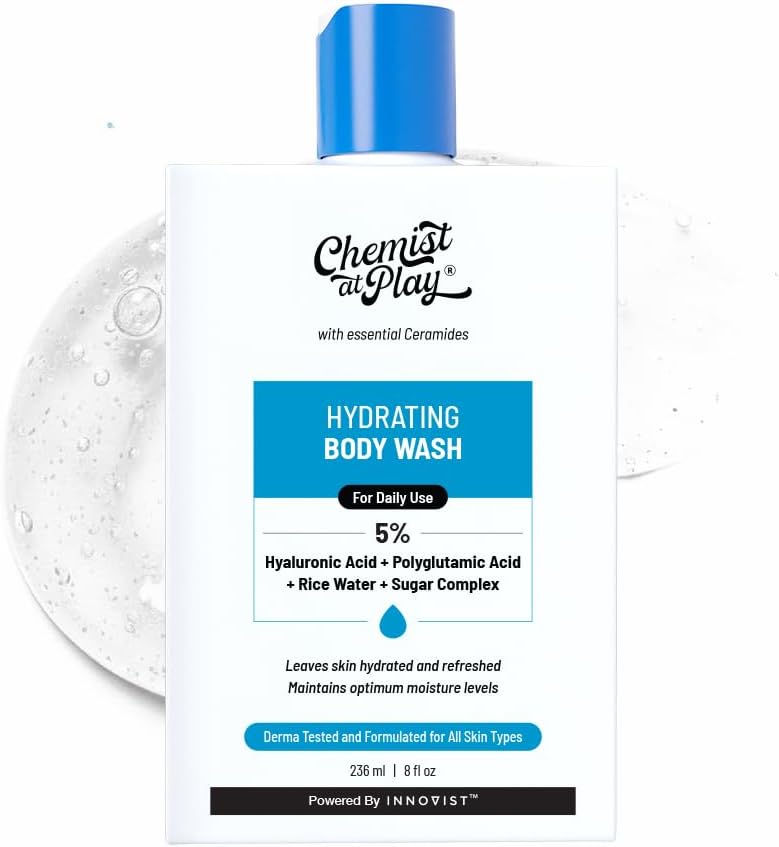 Chemist at Play Body Wash Exfoliating For Dry Rough Bumpy Strawberry Skin With 1% Salicylic Acid 2% Lactic Acid And Ceramides For Men And Women 7.9 Fl oz - Image 11