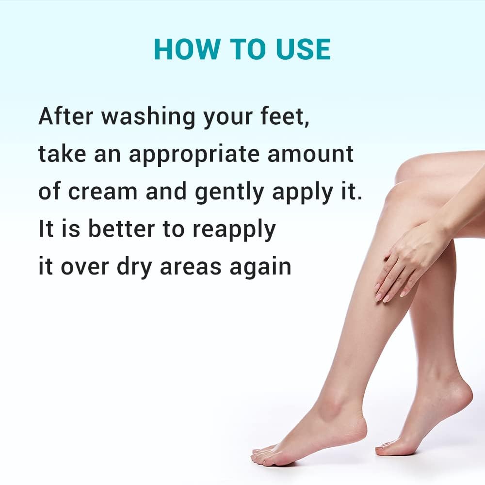 Derma:B Urea 9.8% Foot Cream cap open showing dispensing tip