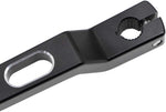 Black anodized motorcycle gear shift pedal accessory
