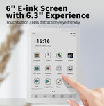 Bigme B6 Android 14 interface and navigation