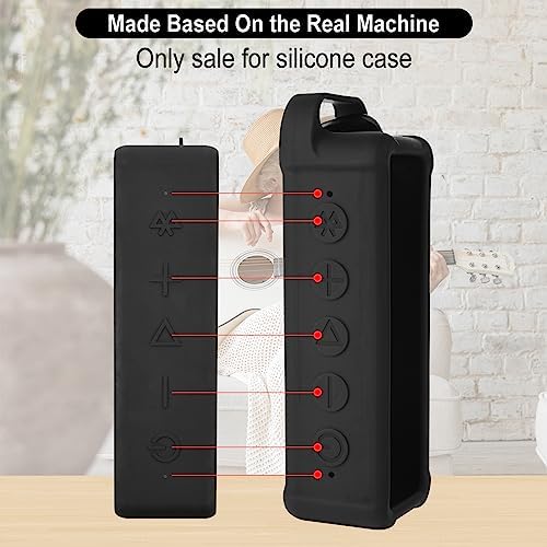 TXEsign travel speaker accessory with attached heavy duty metal carabiner clip
