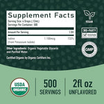 Side profile of SMNutrition thyroid support liquid supplement bottle