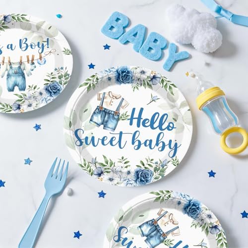Full 213-piece Cocomigo baby shower kit components laid out
