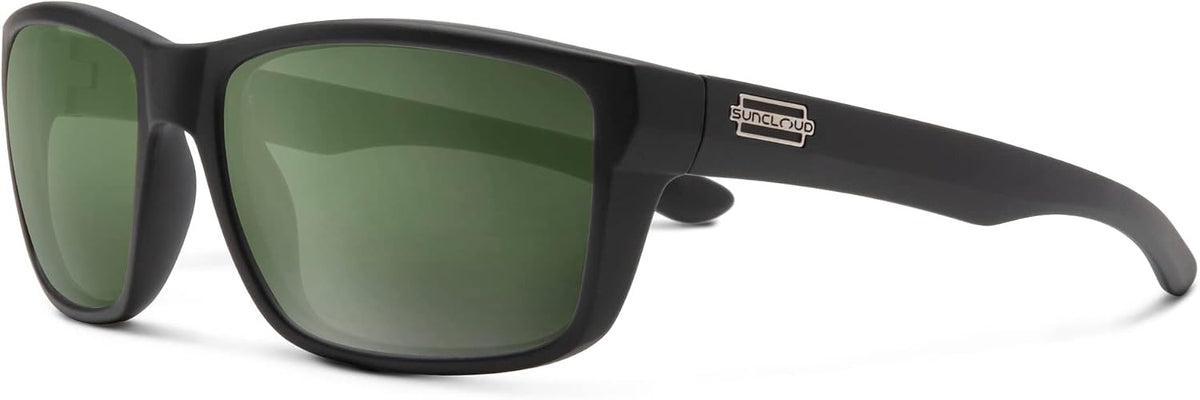 Suncloud Mayor polarized sunglasses front view matte black frame