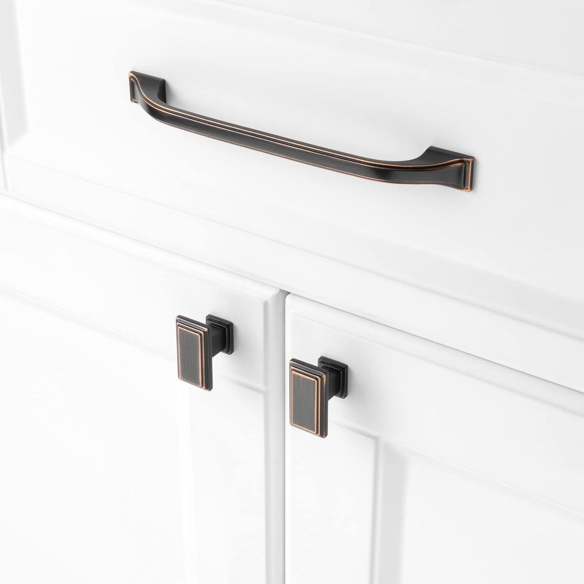Koofizo bronze cabinet hardware close up finish detail