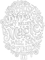 Color & Frame - Totally Magical (Coloring Book) - Image 6